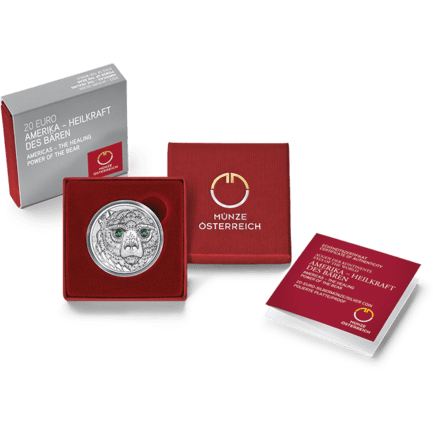 20 Euro Americas – The Healing Power of the Bear Coin plus Packing