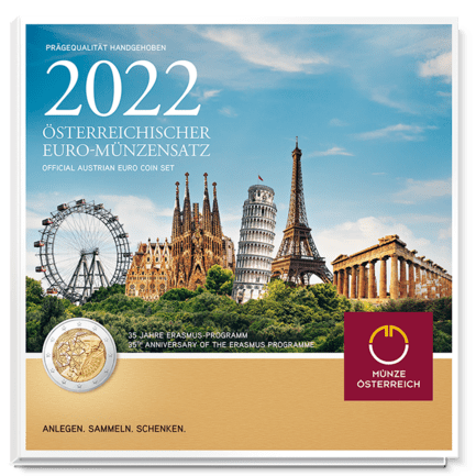 Official Austrian Euro Coin Set 2022