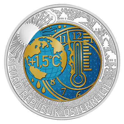 25 Euro Global Heating Coin