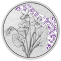 10 euro silver coin violet proof RS