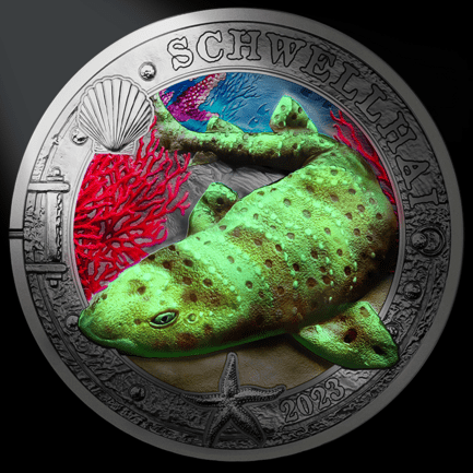 3 Euro Swell Shark Coin