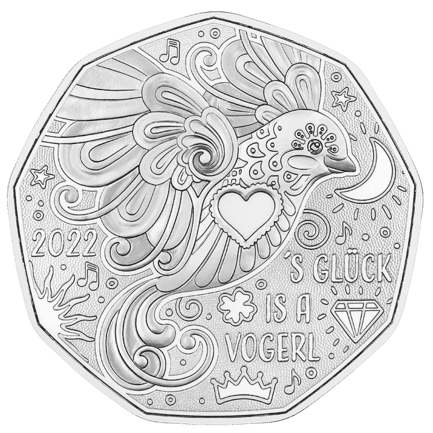 Neujahrsmünze 2022 in Silber