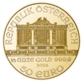 1/2 Ounce Gold Vienna Philharmonic Coin