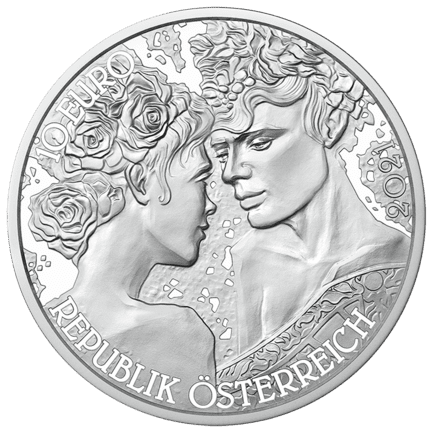 10 Euro Silbermünze Die Rose