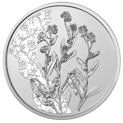 10 Euro Silver Forget-Me-Not Coin