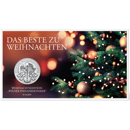 Weihnachtsedition Wiener Philharmoniker in Silber