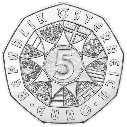 5 Euro Coin in Silver