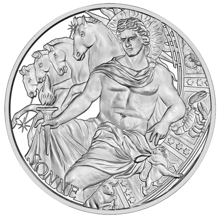 Calendar Medal 2024 in Silver