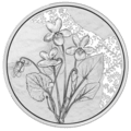 10 euro silver coin violet SU RS