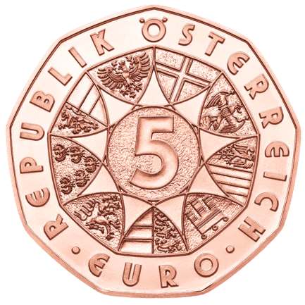 5-Euro Osterhase Avers