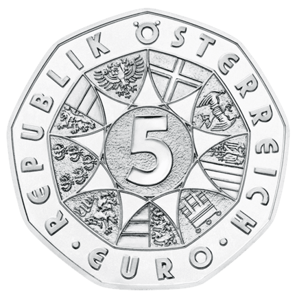 5 Euro Neujahrsmünze 2020 Silber Vorderseite