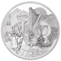 10-euro coin 2014 Tirol avers