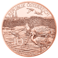 10-euro coin 2015 Burgenland copper avers