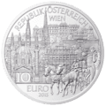 10-euro coin 2015 Vienna avers