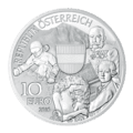 10-euro coin 2016 Oesterreich revers