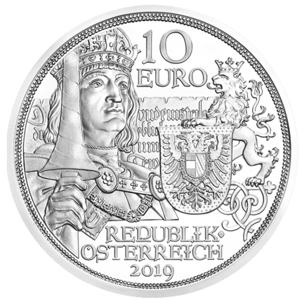 10 Euro silver coin chivalry avers