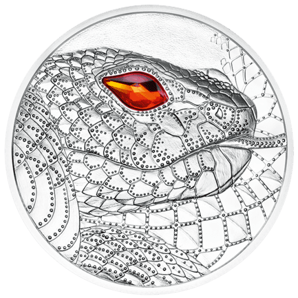Silver coin - the serpent creator