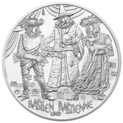 20-euro coin 2015 Mozart revers