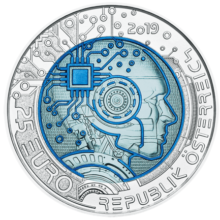 silver niobium coin artificial intelligence