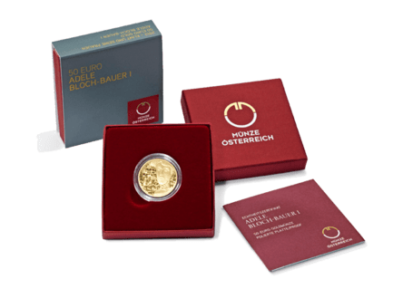 50-euro coin 2012 Klimt plus packing