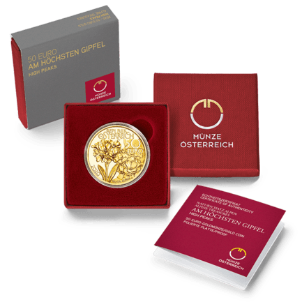 50 Euro gold coin high peaks