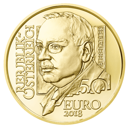 gold coin Alfred Adler Avers