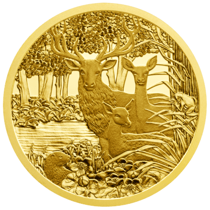 Gold Coin Red Deer