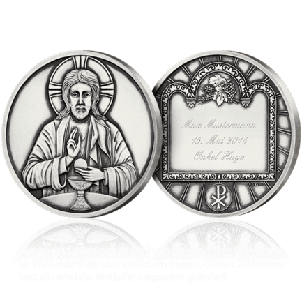 Medaille zur Erstkommunion