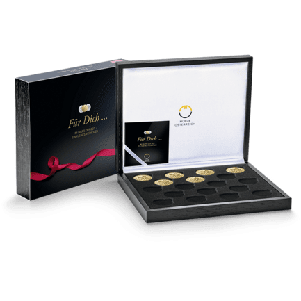 gift case Vienna Philharmonic gold