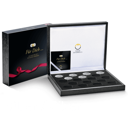 gift case Vienna Philharmonic silver