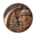 Christmas Medal in Copper