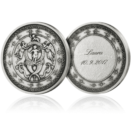 Anlassmedaille zur Taufe