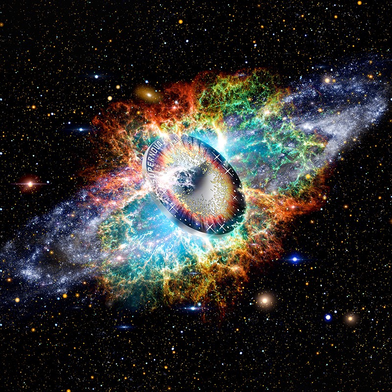 Supernova Coin in dark Space