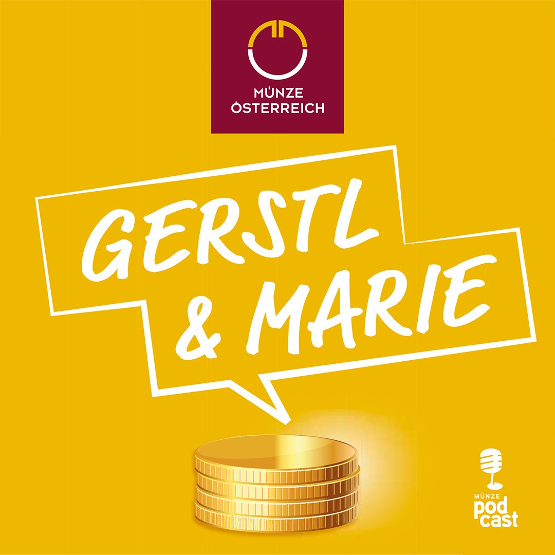 Logo Münze Podcast Gerstl & Marie