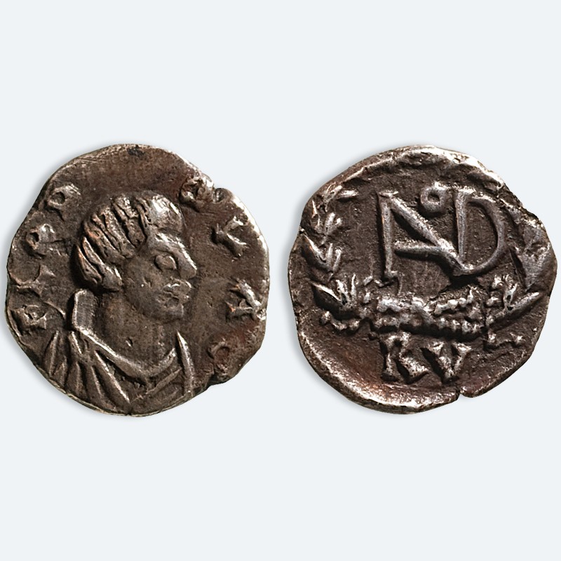 ½-Siliqua Odovacars antike Münze aus Ravenna