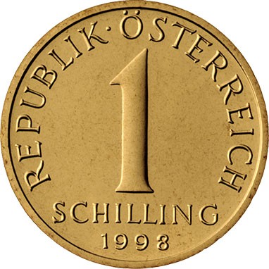 1-Schilling-Münze Avers