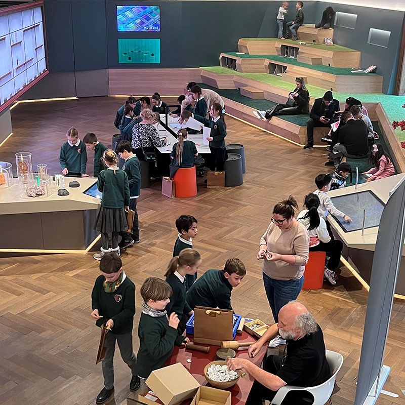 Workshop mit Schulen im NHM Wien