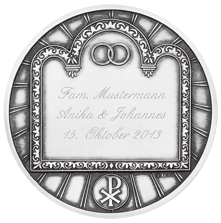 Marriage Medal Silver