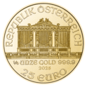 1/4 Unze Gold Wiener Philharmoniker Wertseite