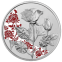 Silver Coin The Rose