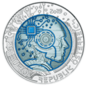     Silber Niob Münze Künstliche Intelligenz
