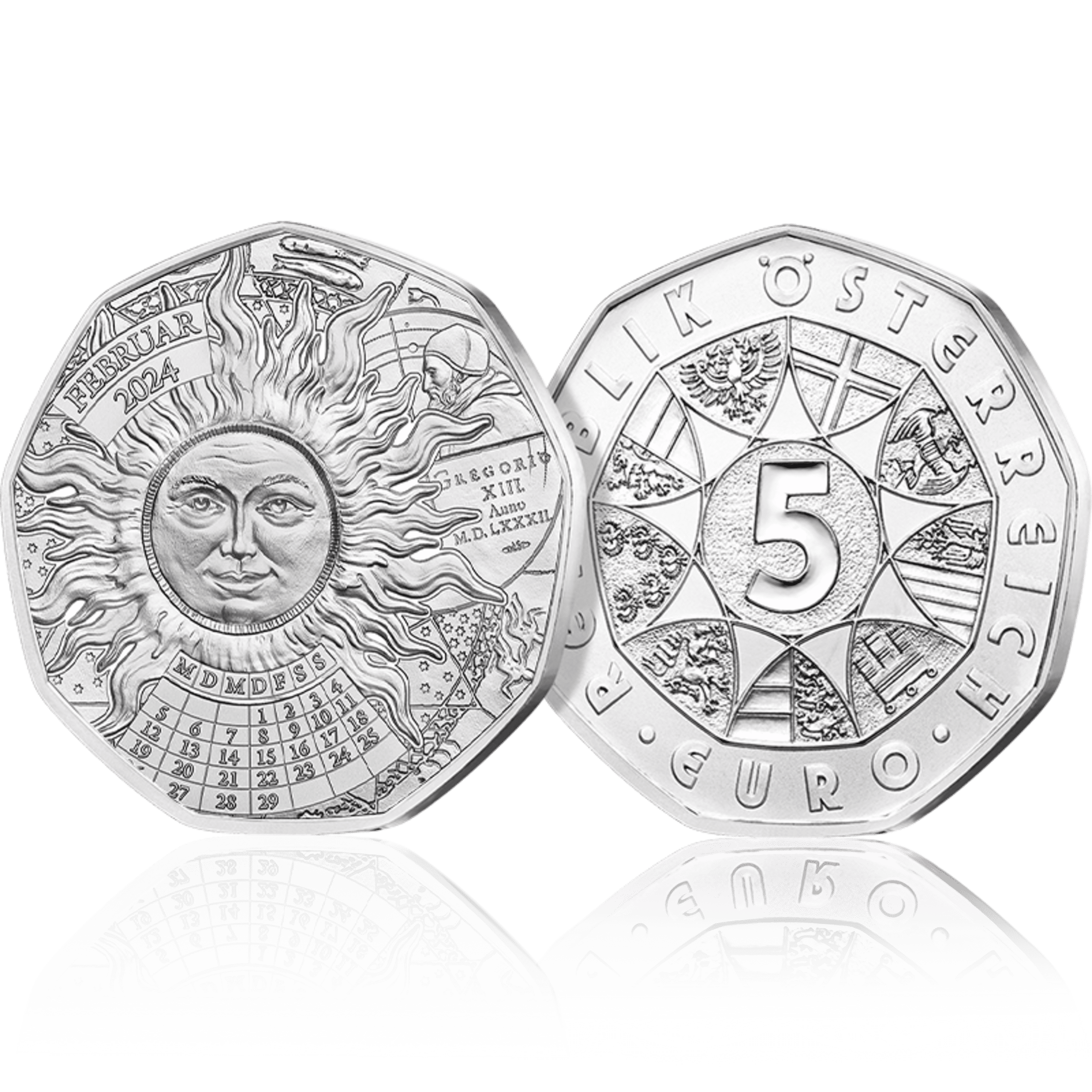 Neujahrsmünze 2024 in Silber