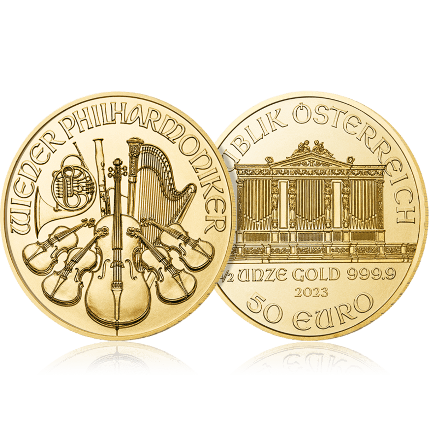 1/2 Unze Feingold Wiener Philharmoniker