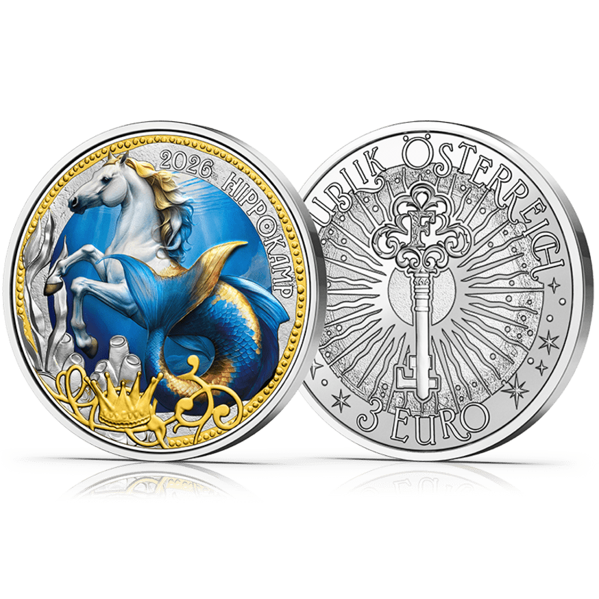 2026 3 Euro Hippokamp 3D