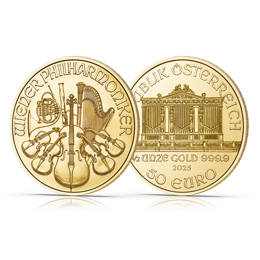 1/2 Unze Feingold Wiener Philharmoniker