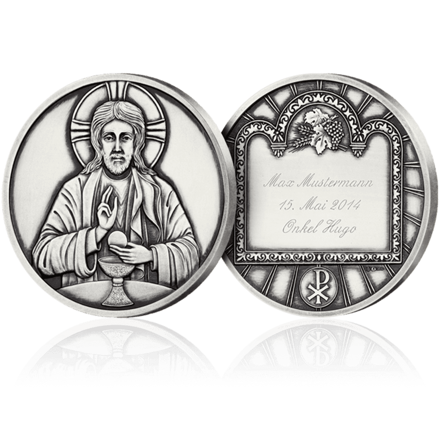 Medaille zur Erstkommunion