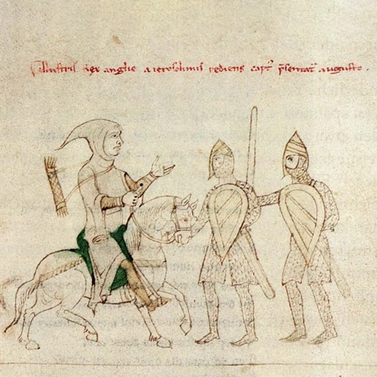 Loewenherz-Gefangenname historischer Bildausschnitt