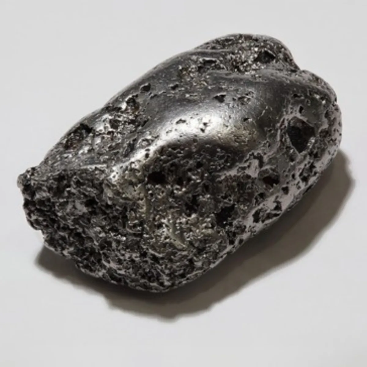 Platin Nugget Nahaufnahme