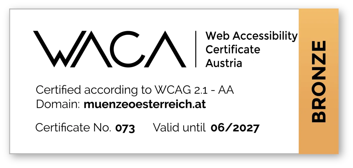 WACA Badge in Bronce in English