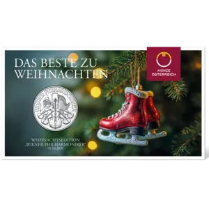2026 Weihnachtsedition Wiener Philharmoniker in Silber im Blister